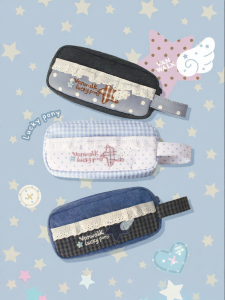 VANWALK | Creative Retro Plaid Stylish Student Pencil Case