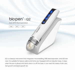 Bio Pen Q2 Derma Pen EMS Microneedlng Pen Electroporation LED Light Therapy Collagen Regeneration Hair Growth Skin Care Biro Pen Price Biopen Q2 - Lazada