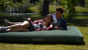 ที่นอนเป่าลม INTEX รุ่น Prestige Downy (Standard) สีเขียว