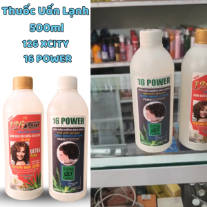 Thuốc Uốn Lạnh 126 XCITY - 16 POWER 500ml uốn lạnh dạng nước nhanh xoăn và siêu dưỡng chính hãng.