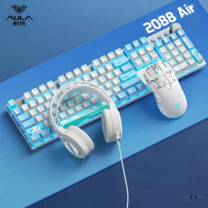 AULA | Three-mode Wireless Gaming Keyboard and Mouse Set 108 Keys