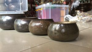 Cơi Đựng Trầu Bằng Đồng Màu Đen 4 Cỡ: 10cm 11.5cm 15cm 20cm