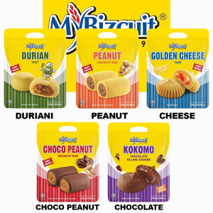 My Bizcuit Chunchy Bar & Tart (250g - 280g) Ciscuit Cookies Biskut