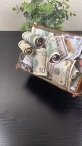 [Buy 2-5%]Money Saving Box Wood Money Bank with number on the box Tabung Duit Reusable Money Box Saving Planner