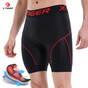 X-TIGER Cycling Shorts Breathable Mesh Cycling Underwear Gel Pad Shockproof MTB Bike Shorts Dropshipping Bicycle Underwear