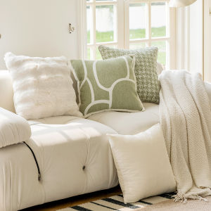 Nệm Ghế Sofa Phong Cách Kem Đơn Giản Hiện Đại Nệm Tròn Vuông Nệm Lưng Nệm Đầu Nệm Trang Trí Phòng Khách Nệm Trang Trí Nhà