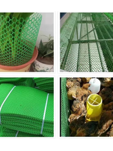 Yan Mao พลาสติกแบนสุทธิความปลอดภัยการเพาะพันธุ์ตกแต่งสุทธิสําหรับราวระเบียงป้องกันการล่มสลายสีเขียวสีขาว