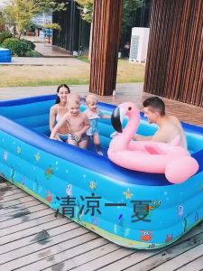 HIGHTUNE Swimming Pool Kids Family Bestway Swimming Pool Indoor Printed Inflatable Pool Kolam Mandi Besar Murah Ready Stock