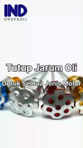 Penutup Tutup Jarum Oli J001 CNC Variasi Jamur Flower Untuk Semua Jenis Motor-Universal Bebek-Matic-Sport Beat FI-F1-Pop-eSP-Street/Vario 110-125-150 Old-New LED/Mio-M3-Z-S-Sporty-Smile/X-Ride/Soul GT 115-New/Fino/Scoopy/Supra-X-125-Fit New/Jupiter