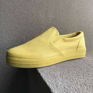Export Couples Mens and Womens Slip-on Loafers Thick Sole Hight Increasing Board Shoes Old Beijing Cloth Shoes Casual Shoes Student Shoes