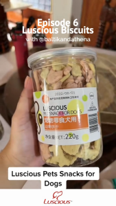 Luscious Pet Snack Dog Biscuits Dog Treats 220g (Animal Crackers/Rainbow Cookie Bone/Mantou-Mantou)