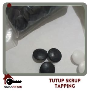 1 BUNGKUS (100 PCS) Hole Cap Plug Tutup Skrup Sekrup Plastik