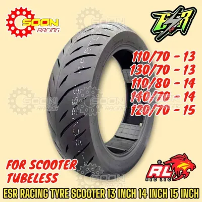 ESR RACING TYRE SCOOTER RED LEO 13 INCH 14 INCH 15 INCH YAMAHA NVX NMAX AVANTIZ HONDA ADV VARIO WMOTO SYM BENELLI