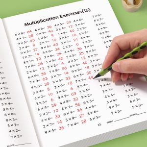 48 PagesMultiplication Division  99 Times Exercise Book Training in MathematicsCalculation Book for Children Aged 3-8