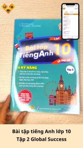 Sách bài tập tiếng Anh lớp 10 mới Global Success 4 kỹ năng Tập 2 ThS Lê Vy Vivianbooks Tặng kèm sách Đáp án