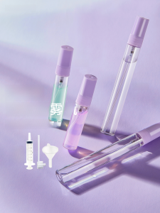 Classy Portable Perfume Sample Storage Bottle 10ml Roller Spray Bottle Classy Glass Subpackaging