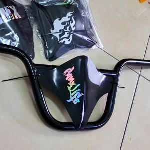 VISOR SEPEDA BMX VISOR BEAT DELUXE BEAT NEW 2017-2023 FREE STIKER EMOJI BMX HOLOGRAM TERBARU - STABILO PINK MODEL 2