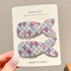 NING ZHOU | Colorful Glitter Mermaid Hair Clip Headwear