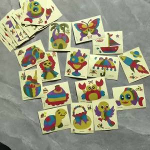 5/10/20/30Pcs DIY Sand Art Kit with Various Patterns Creative Handcraft Painting Set for Fun Art Projects