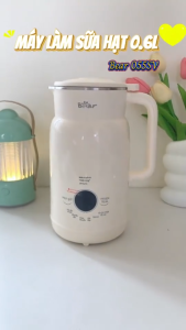 Máy Làm Sữa Hạt Đa Năng Bear 0.6L SMM-055SV 8 Lưỡi Inox 304 6 Chức Năng | BH Chính Hãng 18 Tháng