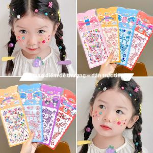 Sticker Dán Không Dính Dopa Dành Cho Bé Gái Hoạt Hình Dễ Thương Kim Cương Hoạt Hình Mới 2025 Sticker Trang Trí Sổ Tay Sanrio
