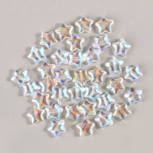 Multiple Colors Lampwork Beads Five Pointed Star Shape Glass Beads for DIY Bracelet Jewelry Making Accessories 10x10mm 20pcs/lot