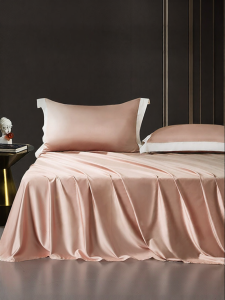 Bravo | 100 Count Long Staple Cotton Satin Simple Single Bed Sheet