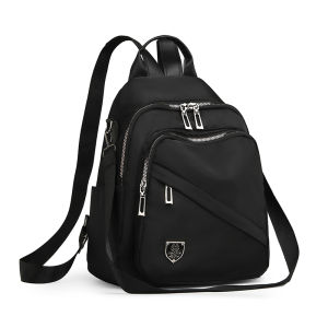 Túi Đeo Vai Nữ Màu Đen Dung Tích Lớn Bằng Vải Nylon Túi Đi Làm Túi Đựng Sách Túi Đeo Vai Bằng Vải Nylon Thời Trang