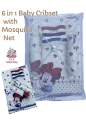 Baby Crib set with Mosquito Net  6in1 (SULITDEALS) HIGAAN NG BABY NA MAY KULAMBO. 