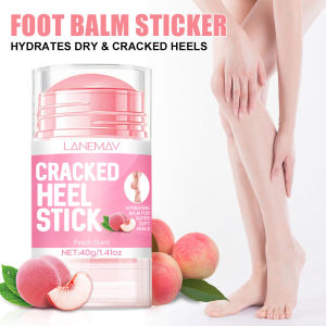 G-GORGEOUS 40g Peach Foot Care Cream Stick for Dry and Cracked Feet Deeply Moisturizes and Nourishes Dry Rough Skin Foot Care for Men and Women