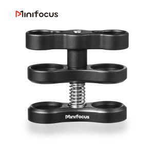 1 Aluminum Ball Clamp Mount for Underwater Diving Light Arms Tray System Photography Diving Camera 360° Clip Adapter Bracket