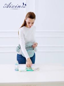 [✅SG Ready Stock] Baby Carrier Infant Comfortable Breathable Multifunctional Sling Backpack Hip Seat Carrier Baby Carrier Sling 婴儿背带