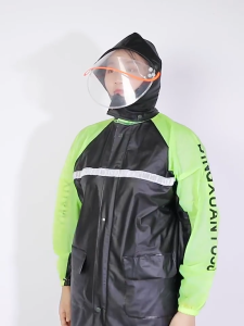 Kapote Rain Coat Makapal for Motorcycle Waterproof Motor Bicycle Outdoor Raincoat Long Rainsuit Premium Oxford Cloth With Double Brim Motorcycle Rain Jacket Raincoat Suit With Reflective Strip