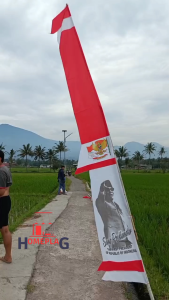 Bendera Bandir Soekarno Mini Ukuran 3 Meter | Umbul Umbul Bandir Soekarno 2025