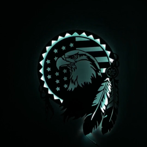 LAMPU HIAS DEKORASI KEREN MOTIF LOGO BOLA FC BAYERN MUNCHEN Sign With RGB (LB-01)