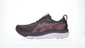ASICS Women GEL-KAYANO 33 Running Shoes in Dark Aubergine/Dahlia