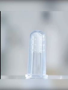 Pet Dog Transparent Silicone Finger Toothbrush: A Comfortable Finger Brush for Dogs