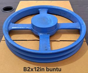 puli dinamo besi b2x12in / Puli cor besi B2x30cm as 1in / 32mm / 38mm / Buntu