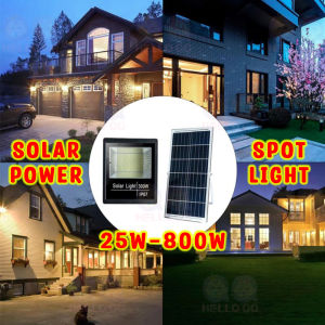 1000W LED Solar Flood Light Solar Light Outdoor Lighting Waterproof Sportlight Remote Control LED Lampu Solar H17
