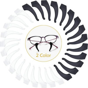1-20pairs Ear Hook Anti-slip Glasses Leg Ear Sleeve Bracket Fastener Sunglasses Accessories Grip Anti-fall Eyewear Holder