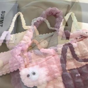 [BISA COD] 2115 tas selempang wanita fashion free gantungan lucu tas bahu wanita awan terbaru terkiniian best seller