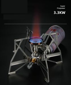 CAMPINGMOON XD-3-NE Butterfly Stove Outdoor Camping Hiking Portable FoldingStove Windproof Gas Stove camping accessories outdoor