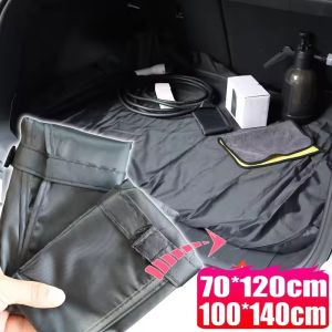 Anti-fouling Mat Cloth Car Trunk Anti-fouling Waterproof Trunk Mat Polyester Fiber Durably and Soft Auto Interior Decoration