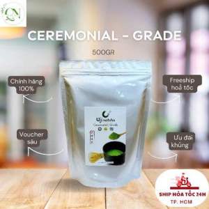 Bột Matcha Uji Ceremon Nguyên chất cao cấp túi -500GR