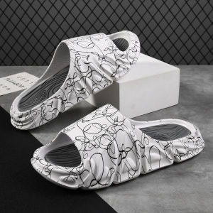 Mens Summer Outdoor Wearable Slippers Sporty Casual Anti-Slip Trendy Super Popular Wear-Resistant Beach Mens Sandals