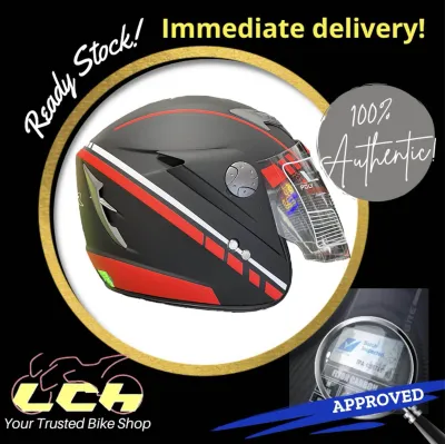 GPR HELMET GS 8 Gloss RED Racer Design