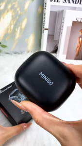 MINISO MS215 Open-Ear Wireless Bluetooth 6.0 Earphones AI Translation Bluetooth Headset TWS Smart Earbuds HiFi Sound Noise Cancelling Clear Calls Lightweight Long Battery Sports Daily Use Portable Travel