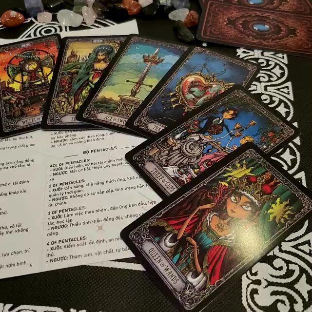 Tờ tóm tắt ý nghĩa Tarot 78 lá dành cho người mới chơi, Hướng dẫn cơ ...