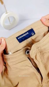 CASUALUXE Celana Chino Panjang Pria Original Khaki