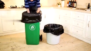 ECO KING BLACK THICKENED TYPE LEAK-PROOF USE GARBAGE BAGS ROLLS SMALL TO XXL SIZE